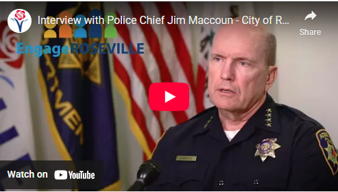 Roseville Police Chief Jim Maccoun describes the services provided by the Roseville Police Department